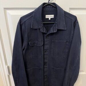 Alex Mill Garment Dyed Work Jacket in Recycled Denim